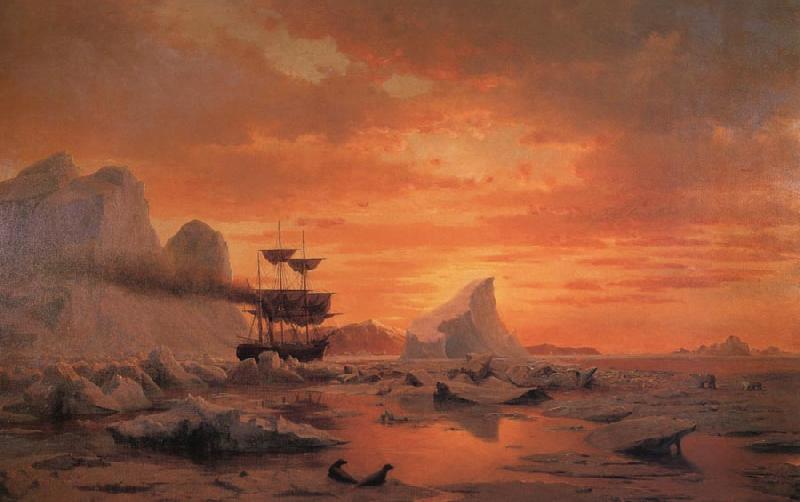 William Bradford The Ice Dwellers Watching the Invaders